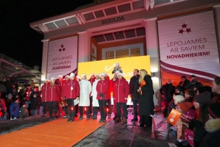 Video: Olimpiskā vicečempione Bota sagaidīta Rīgā un Siguldā