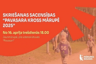 14.V Skriešanas sacensību "Pavasara kross Mārupē" piektais posms Jaunmārupē