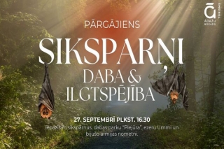 27.IX Pārgājiens "Sikspārņi. Daba un ilgtspējība" Piejūras dabas parkā