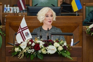 Saeimas priekšsēdētāja aicina nepieļaut sabiedrības iekšējo šķelšanos