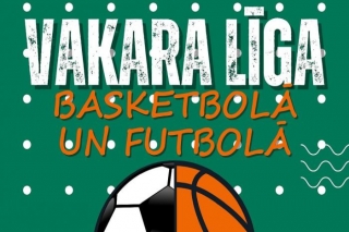 20.VIII Vakara līga basketbolā un futbolā Olainē