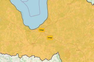 Gaidāmā sniegputeņa dēļ visā valstī izsludināts oranžais brīdinājums