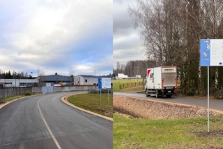 Attīstīta divu uzņēmējdarbībai nozīmīgu ceļu infrastruktūra Salaspils novadā