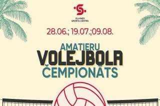 19.VII Amatieru volejbola čempionāta otrais posms Olainē
